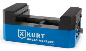 Kurt Precision Force MaxLock™ 5-Axis Vise PF440 with Serrated Jaws - PF440-S