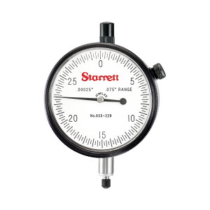 Starrett 655 Series Dial Indicator, EDP 53543 - 655-229J