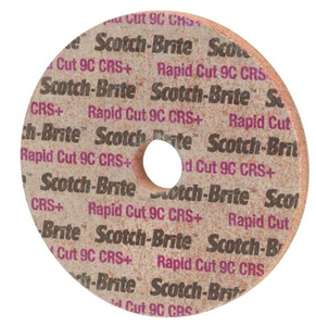 3M Scotch-Brite™ Coarse Rapid Cut Unitized Wheel, 6" Dia., Max. RPM 7,500