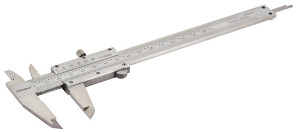 Dasqua Vernier Caliper, 0-6"/0-150mm Range - 1550-2005