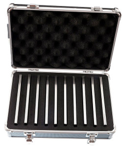 Dasqua 1/8" x 6" 10 Piece Premium Parallel Set With Aluminum Case - 8204-0015
