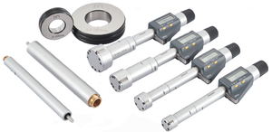 Dasqua Electronic Internal 3 Point Hole Mike Set, 0.275-0.5”/6-12mm Range - 4511-6205