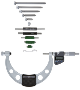 Mitutoyo Digital Micrometer 0-6" Series 340 with Interchangeable Anvils - 340-351-30