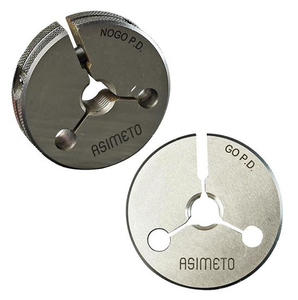 Asimeto Go/No Go Thread Ring Set, 5/8" Size, 18 Threads Per Inch