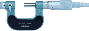 Mitutoyo Pana Micrometer with Interchangeable Anvil, 0-25mm - 116-101