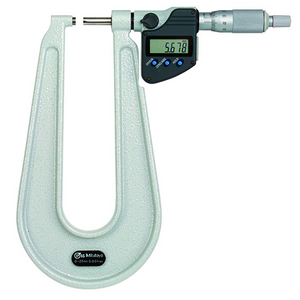 Mitutoyo Digital Sheet Metal Micrometer, 0-25mm - 389-271-30