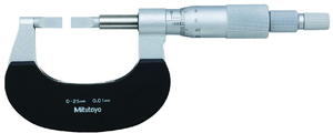 Mitutoyo Blade Micrometer, 0-25mm - 122-101