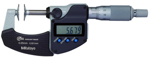 Mitutoyo Disk Micrometer, Digital, IP65, 50-75mm - 323-252-30