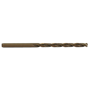 Precision Twist Drill Cobalt 135° Point Jobbers Length Twist Drill, #22 Size, .1570" Decimal Size, 3-1/4" Overall Length