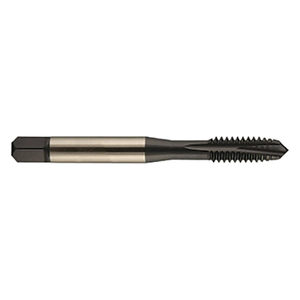 YMW Taps 3 Flute H.S.S. ZELX NI Powdered Metal Spiral Pointed Tap, 3/8"-24 Thread Size, H5 Thread Limit, 2-15/16" Overall Length