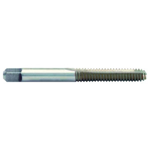 Rushmore USA 2 Flute H.S.S. Spiral Pointed Bottoming Tap, #4-40 Thread Size, 0.141" Shank Diameter, H2 H Limit, 1.875" Overall Length