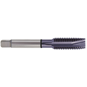 YG-1 TiCN Coated H.S.S. EX Combo 2 Flute Spiral Pointed Plug Tap, #4-48 Thread Size, H2 Thread Limit