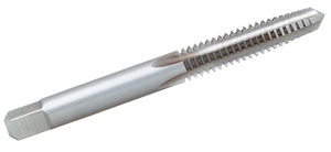 Rushmore USA 4 Flute H.S.S. Taper Hand Tap, 12mmX1.25mm Thread Size, D6 Limit