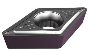 Iscar 55° Diamond, Indexable Carbide Turning/Boring Insert, DCMT 2-1-SM IC6025