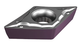 Iscar 55° Diamond, Indexable Carbide Turning / Boring Insert, DCMT 3-0-PF IC806