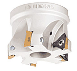 Iscar 90º Indexable Face Mill for TDKT1505 Inserts, 6" Cutter Diameter, 2.5" Overall Height - HM390 FTD D6.00-10-2.0-15