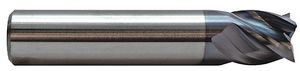 M.A. Ford 4 Flute ALtima® Coated Carbide Single End Mill, 1/4" Size & Shank Diameter, 1/4" Length of Cut, 2" Overall Length - 20-403-088