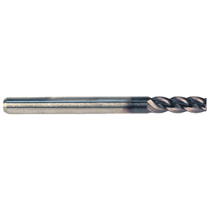 M.A. Ford 4 Flute ALtima® Coated Carbide Single End Mill, 3/8" Size & Shank Diameter, 7/8" Length of Cut,  2-1/2" Overall Length