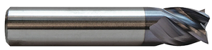 M.A. Ford 4 Flute ALtima® Coated Carbide Single End Mill, 1/2" Size & Shank Diameter, 1" Length of Cut, 3" Overall Length - 20-403-208