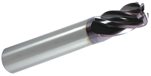 M.A. Ford Tuff Cut® XR 5 Flute Carbide ALtima Coated Single End Mill, 1/4" Size