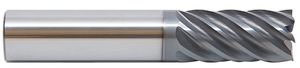 M.A. Ford 7 Flute ALtima Blaze Coated Carbide Single End Mill, 3/8" Size & Shank Diameter, 1/2" Length of Cut, 2-1/2" Overall Length