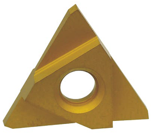 Terra Carbide Triangle TNMC Indexable Carbide On-Edge Grooving Insert, Left Hand - TNMC32NGL-W0.063 APC5T