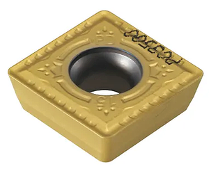 Korloy King Drill Indexable Carbide Multiple Point Drilling Insert, 0.362" Insert Length, 0.031" Radius, H01 Grade, Chipbreaker: ND - SPET090308-ND