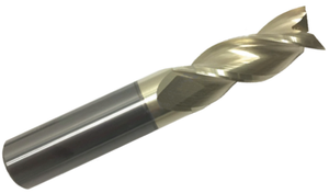 Rushmore 3 Flute End Mill ZrN Coated For Aluminum, 1/2" Size & Dia