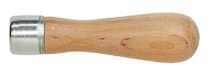 Lutz Scroo-Zon® Wood File Handle - #T2 For 4" Files, 7/8" Diameter, 3-1/2" Length  - 51-980-102