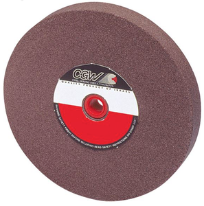 CGW Brown Aluminum Oxide Bench & Pedestal Grinding Wheel, 10"X 1"X 1-1/4", 36O Grit - 38027