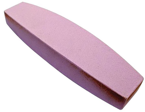 Grier Abrasives Boat Stone, 120 Grit Pink - ST-9-P-BOAT-34202