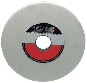 CGW White Surface Grinding Wheel, 8" x 1/2" x 1-1/4", No Recess, 46I Grit - 34672