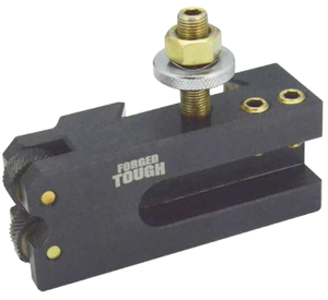 Forged Tough #10 Quick Change Knurling, Turning & Facing Holder, 10"- 15" Lathe Swing - 210