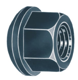 TE-CO Flanged Nut Spherical, 1-3/8" Diameter, 5/8"-11 Thread Size - 58-SFN