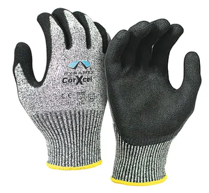 Pyramex Corxcel™ HPPE Liner Sandy Coating Nitrile Gloves - Large (9) Size - GL604C5L