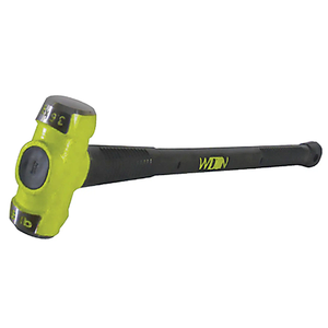 Wilton B.A.S.H. Sledge Hammer, 6 lbs. Head Weight, 30" Handle Length, 1-7/8" Face Diameter