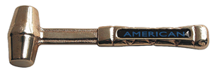 American Hammer Bronze Alloy Head Tapered Hammer, 1/2" Face Diameter, 8 oz. Head Weight, 6" OAL - AM08BZAG - 98-010-206