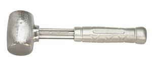 American Hammer Lead Alloy Head Barrel Hammer, 2" Face Diameter, 6 lbs. Head Weight, 12" Handle Length - AM6LNAG - 98-010-224