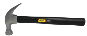Stanley Hickory Handle Curve Claw Nailing Hammer, 13 oz. Head Weight - 51-713