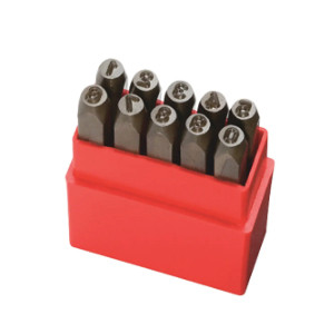 Pryor Impression Grade Hand Stamp Number Set, 3/32" Character Size