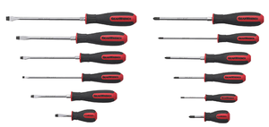 GEARWRENCH 12 Piece Combination Phillips & Slotted Screwdriver Set - 80051