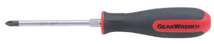 GEARWRENCH Phillips #2 Point Size x 4" Blade Length Screwdriver, 8.7" Overall Length - 80007