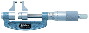 Mitutoyo Caliper Jaw Micrometer, 0-25mm - 143-101