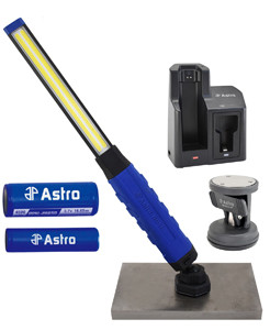 Astro Pneumatic 800 Lm Rechargeable Slim Light W/ Quick-Swap System & Suction - AO80SLC