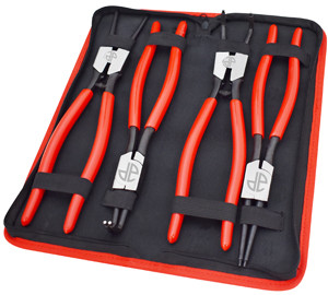 Astro Pneumatic 4 Piece Large Internal / External Snap Ring Pliers Set - AO94222