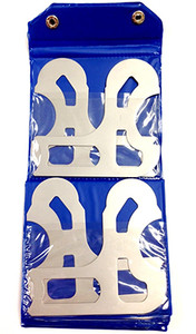 Precise 10 Piece Radius Gage Set In Plastic Case - 4901-0044