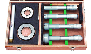 Mitutoyo Holtest (Type II) Series 368 Three-Point Internal Micrometer Set, 4pcs, 20-50mm - 368-992