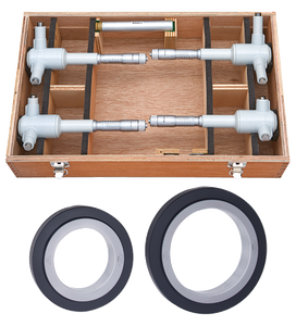 Mitutoyo Holtest (Type II) Series 368 Three-Point Internal Micrometer Set, 4pcs, 100-200mm - 368-994