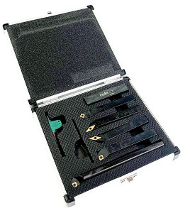 Precise 6 Piece 1/2" Shank Mini Tool Holder Set-Metal Case - 2003-0705