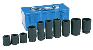 Grey Pneumatic 3/4" Drive 10 Piece Fractional and Metric Set - GY8153
